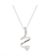 Equilibrium Love You More Swirl Sentiment Necklace